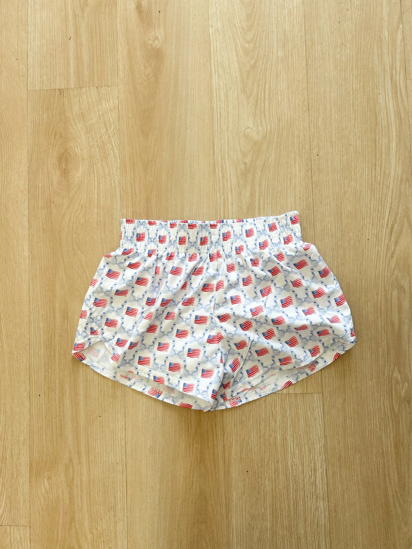 America print shorts