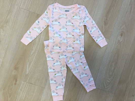 Pink Bunny Pjs Set