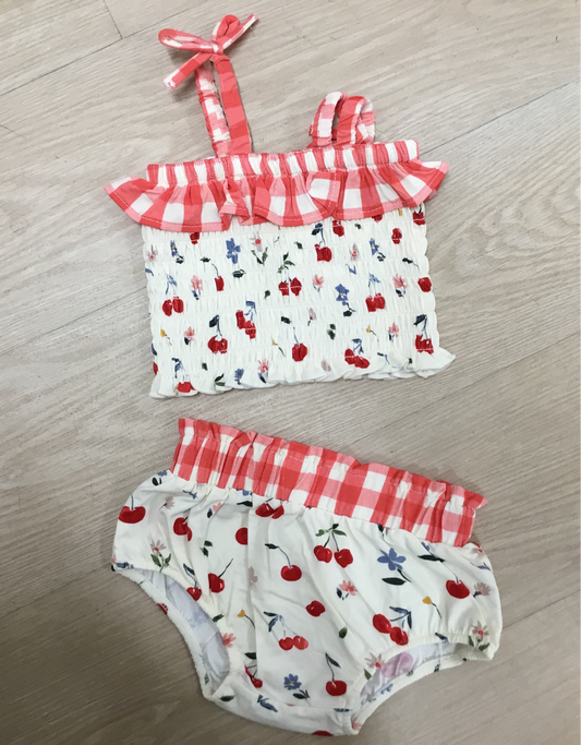 Cherries Ruffle Set