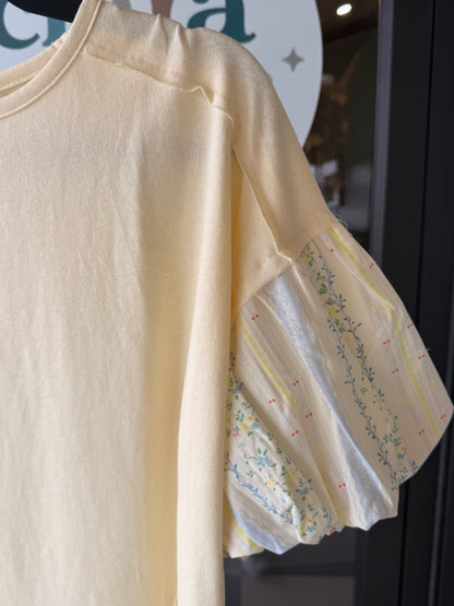 LEMON PUFF SLEEVE