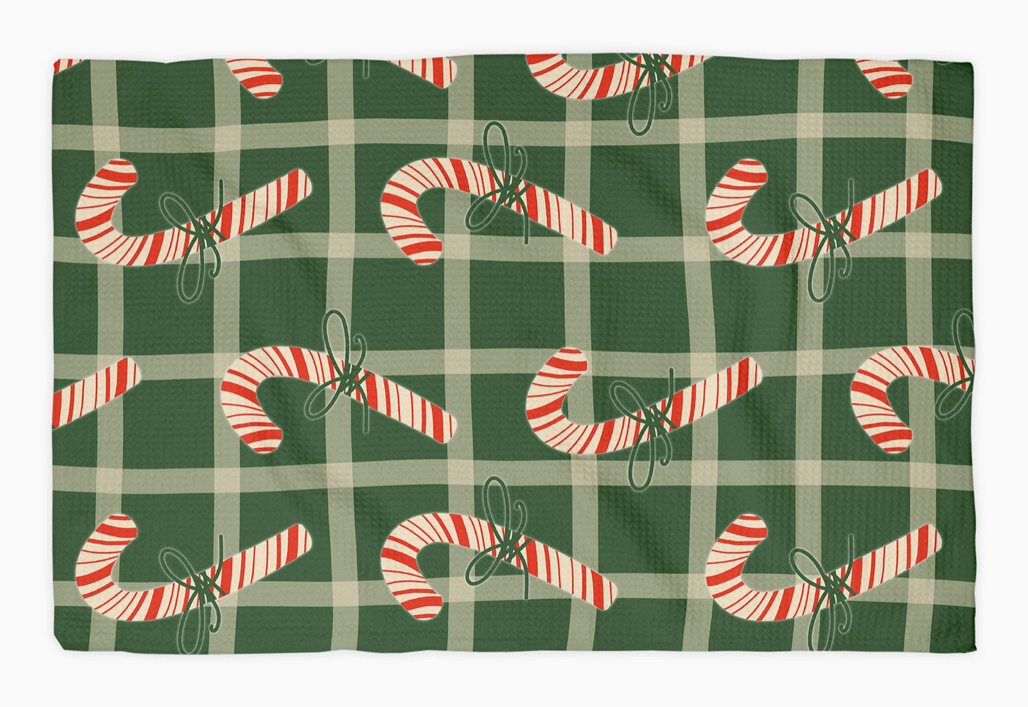 CANDY CANE CHRISTMAS KITCHEN TOWEL