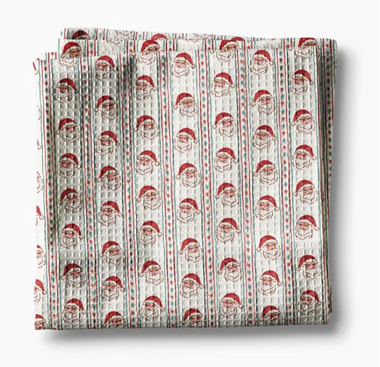 SANTA CLAUS CHRISTMAS KITCHEN TOWEL